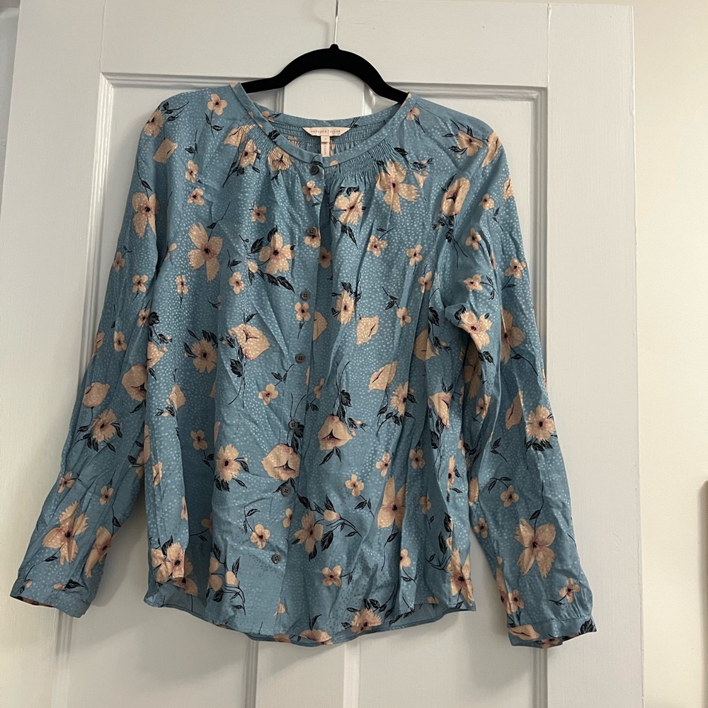 Rebecca Taylor Floral Print blouse. Size 4.